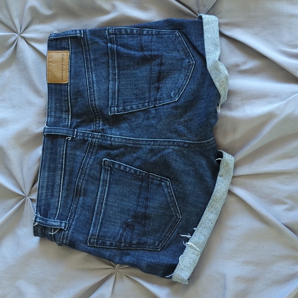 AEO HI RISE SHORTIE - Picture 2 of 5